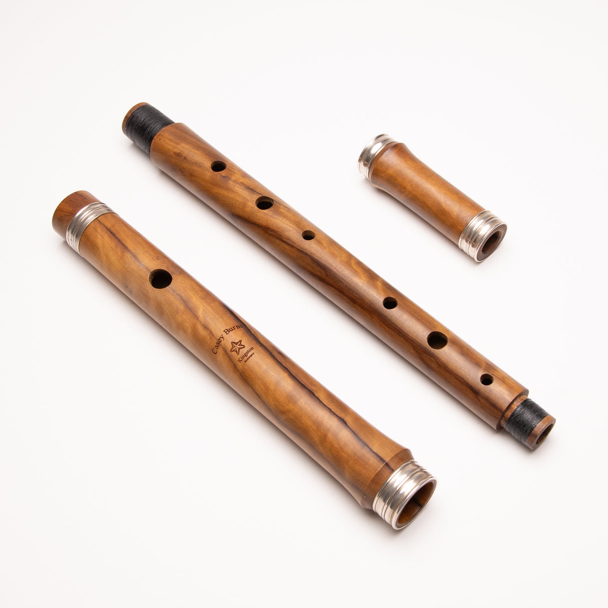 Case Burns Olive Wood D flute